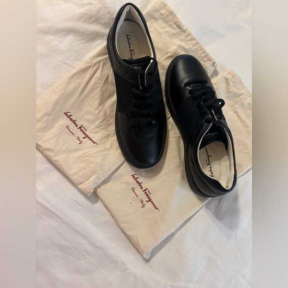 Salvatore Ferragamo Black Men's Sneakers - Picture 4 of 13